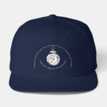 Bedeutung von Zeit Zitat Design Mütze