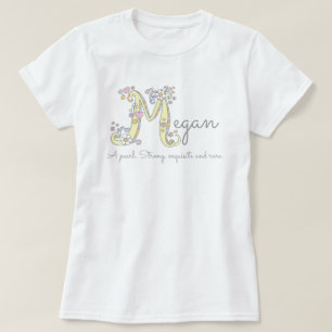 BEDEUTUNGS-Gewohnheitst-stück Megan-Mädchen M T-Shirt