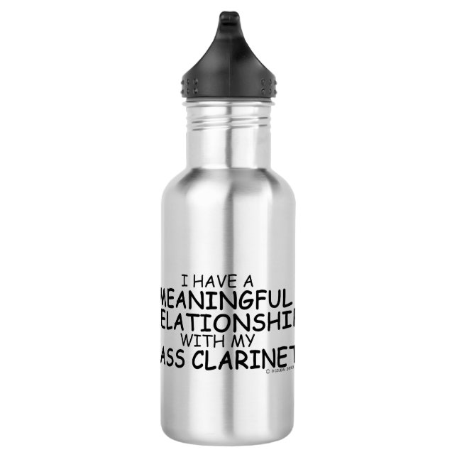Bedeutungsvolle Beziehung Bass Klarinette Edelstahlflasche (Rechts)