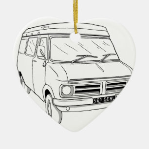 Bedford CF1 Keramik Ornament