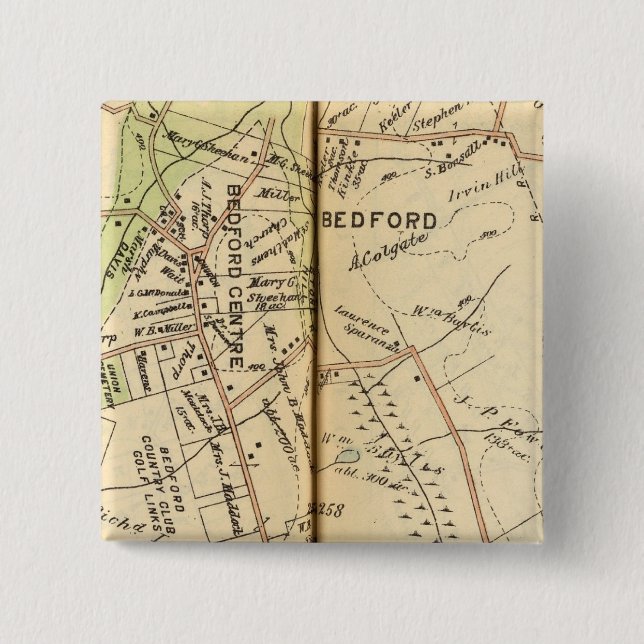 Bedford, New York 2 Button (Vorderseite)