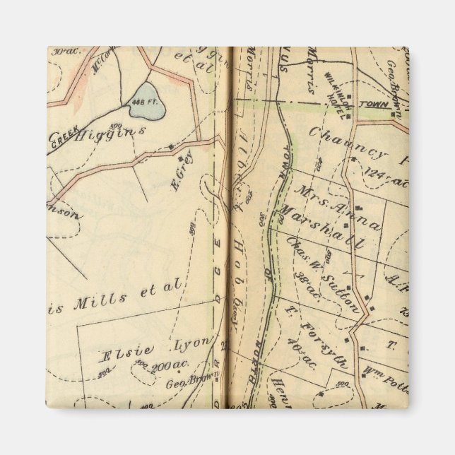 Bedford, New York Magnet (Vorne)