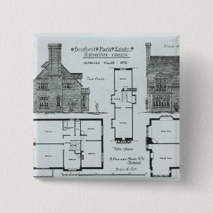 Bedford-Park-Anwesen Button