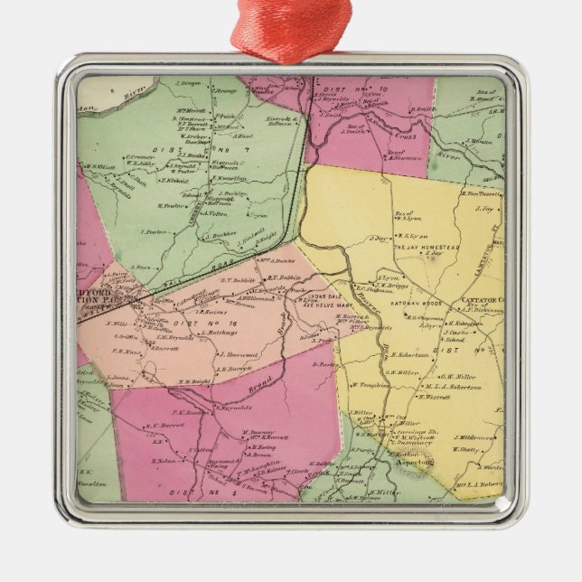 Bedford, Stadt Ornament Aus Metall (Vorne)