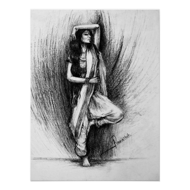 Bedhunda-figurative Malerei Poster (Vorderseite)