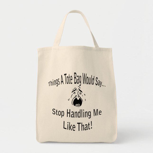 Bedienen Sie mich nicht mehr mit der Tasche (Vorne)