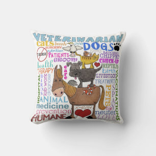 Bedingungen für Veterinärdienste in der Subway Art Kissen