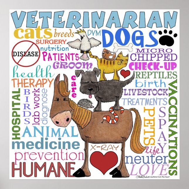 Bedingungen für Veterinärdienste in der Subway Art Poster (Vorne)