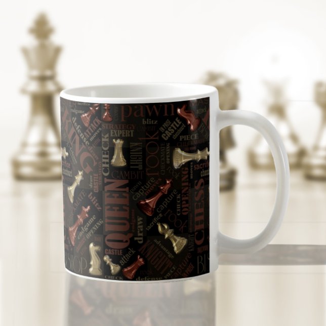 Bedingungen und Stücke für Schach - Kupfer- und Go Kaffeetasse (Von Creator hochgeladen)