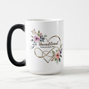 bedingungslose Liebe - Elegantes Blumengebäck Morp Verwandlungstasse