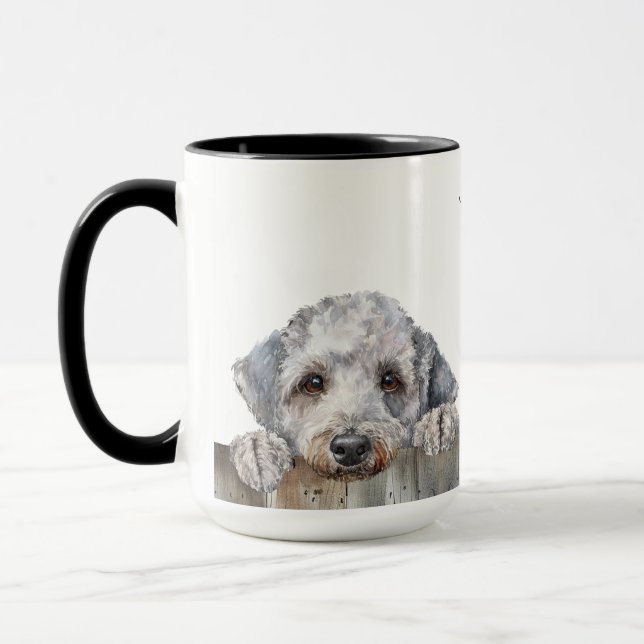 Bedlington Terrier Chien Mug (Gauche)