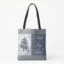 Bedlington Terrier Christmas