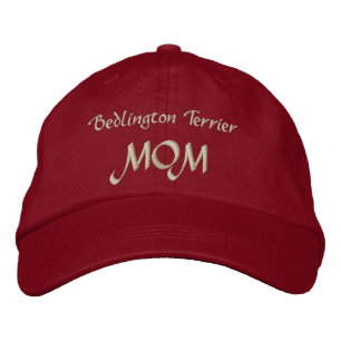 Bedlington Terrier Dog MAMA Bestickte Baseballkappe