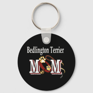 Bedlington Terrier Dog MAMA Schlüsselanhänger