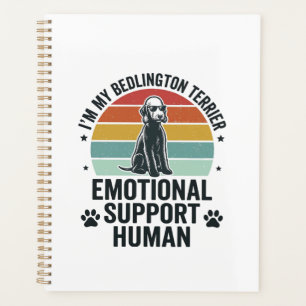 Bedlington Terrier Emotionaler Unterstützer Mensch Planer