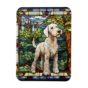 Bedlington Terrier Hund flexibles Foto-Magnet Magnet
