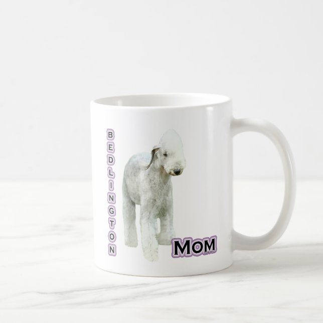 Bedlington Terrier Mama 4 Kaffeetasse (Rechts)