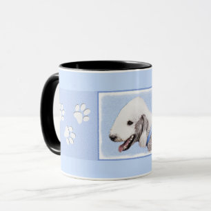 Bedlington Terrier Painting - Original Dog Art Tasse