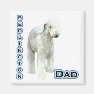 Bedlington Terrier Papa 4 - Magnet
