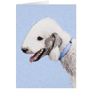 Bedlington Terrier Peinture - Art Chien original