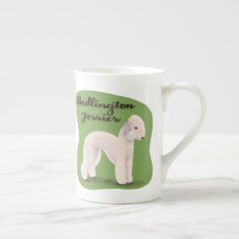 Bedlington Terrier Prozellantasse