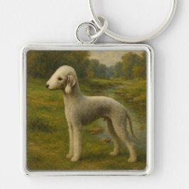Bedlington Terrier Schlüsselanhänger