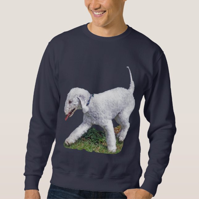 Bedlington Terrier Sweatshirt (Vorderseite)