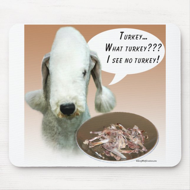 Bedlington Terrier Türkei Mousepad (Vorne)
