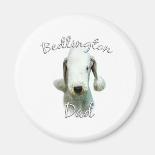 Bedlington Terrier-Vater 2 Magnet