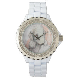 Bedlington Terrier Watch by Hevener Armbanduhr