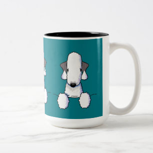 Bedlington Terrier Zweifarbige Tasse