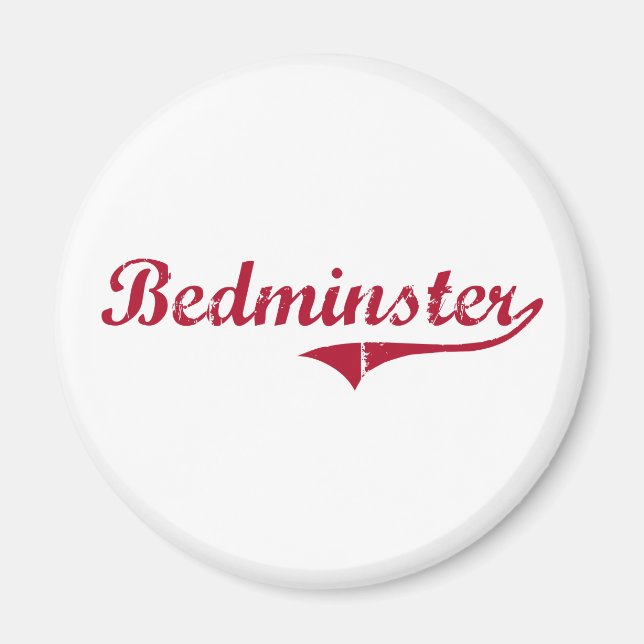 Bedminster New Jersey Classic Design Magnet (Vorne)