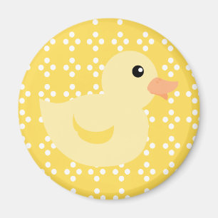 Bedotted Ente im Gelb Magnet