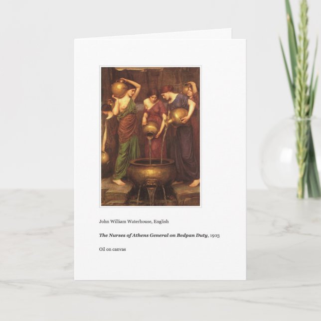 BEDPAN DUTY WIRD GUT BALD KARTE (Vorderseite)