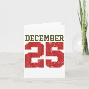 Bedrängt 25. Dezember  Karte