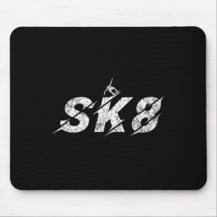 Bedrängte Sk8 Skate Skater Kinder Jungen Mädchen S Mousepad
