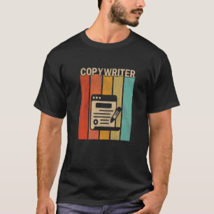 Bedrängter Texter Männer Frauen Süßer Texter Retro T-Shirt