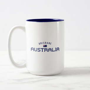 Bedrängtes Brisbane Australien Zweifarbige Tasse