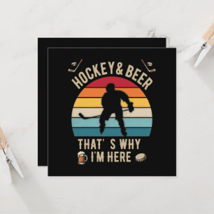 Bedrängtes Hockey und Bier Wortwitz Hockey