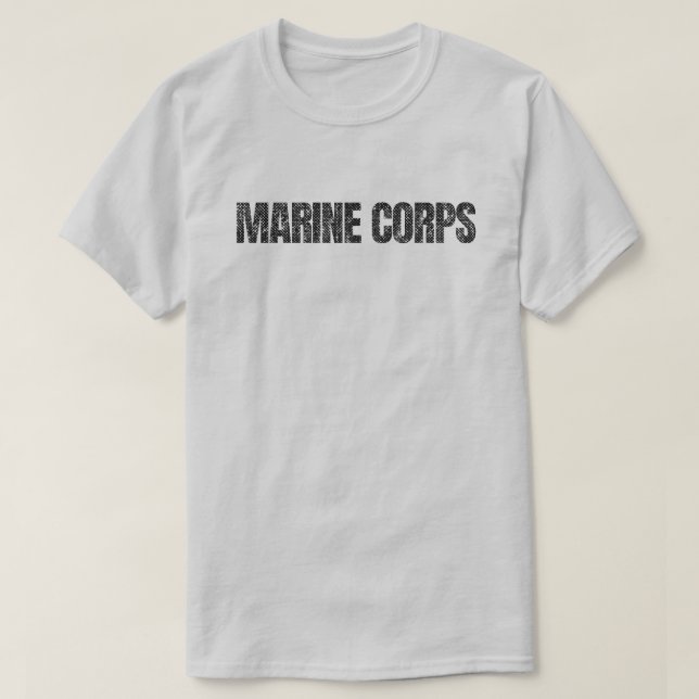 Bedrängtes Marinekorps T-Shirt (Design vorne)