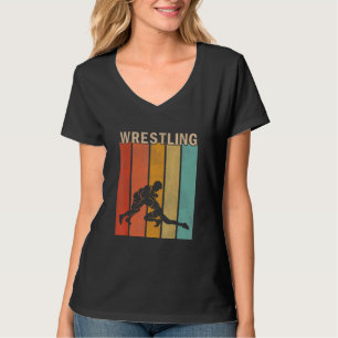 Bedrängtes Ringen  Männer Frauen Süßes Ringen Retr T-Shirt