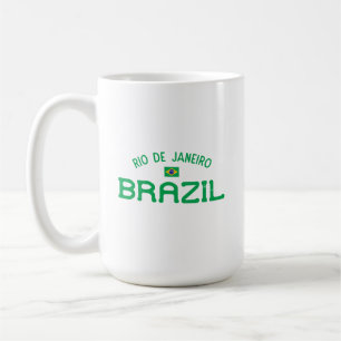 Bedrängtes Rio de Janeiro Brasilien Kaffeetasse