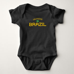 Bedrängtes Salvador Brasilien Baby Strampler