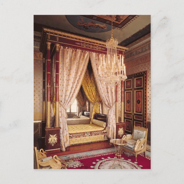 Bedroom of Queen Hortense de Beauharnais Postkarte (Vorderseite)