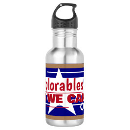 Bedrücklich Ja, das wir können Edelstahlflasche