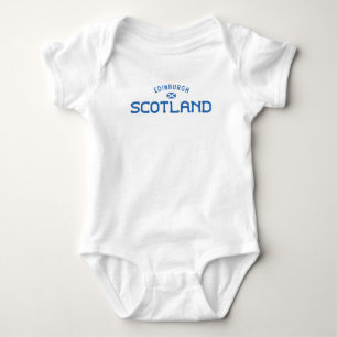 Bedrückt Edinburgh Schottland Baby Strampler