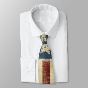 bedrückte amerikanische Flaggengestaltung Krawatte