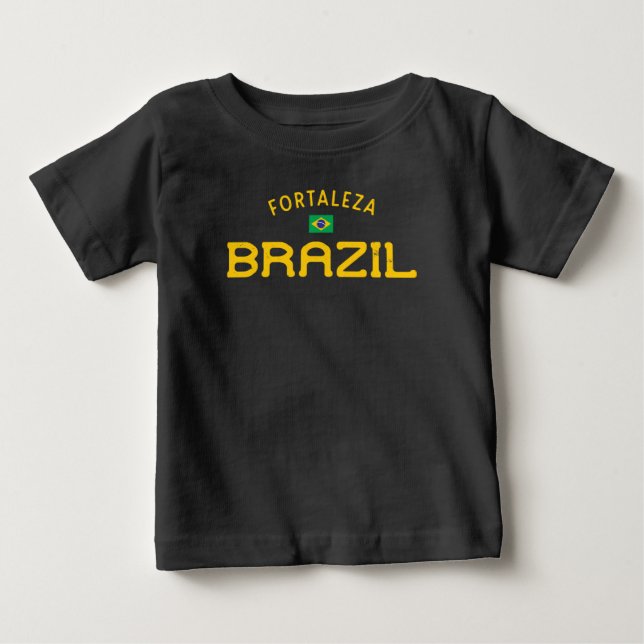 Bedrückte Fortaleza Brasilien Baby T-shirt (Vorderseite)