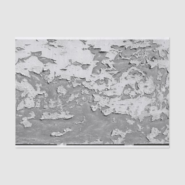 Bedrückte Grunge Hellgrau Paint Loft DIY Dekoratio Seidenpapier (Vorderseite)