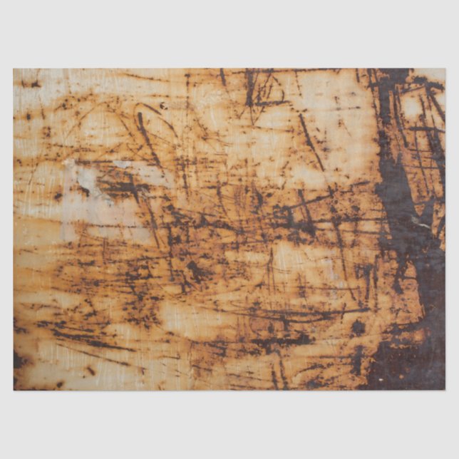 Bedrückte Grunge Scratched Rust Texture DIY Dekora Seidenpapier (Vorderseite)